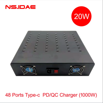 48-Port Type-C Fast Charge PD QC Πρωτόκολλο 1000W