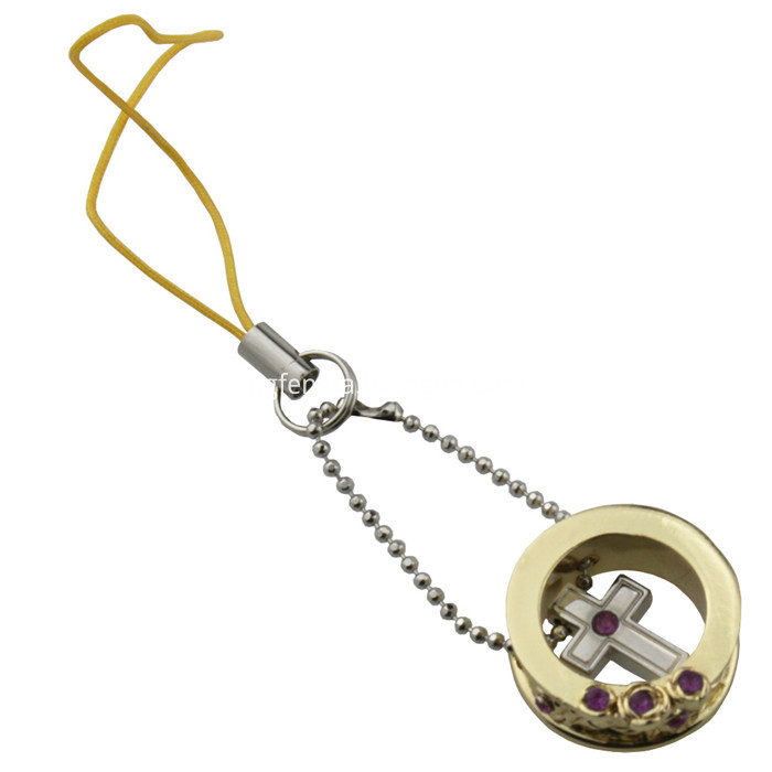 Zinc alloy mobile phone charm