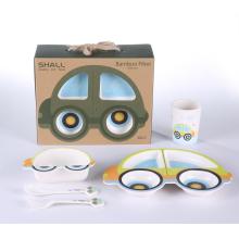 car shaped baby dinnerware set