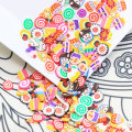 10MM Colorful Cartoon Candy Dessert Slices Polymer Clay Slices Mud Clay Slime Filling For Diy Re-ment Cake Decoration