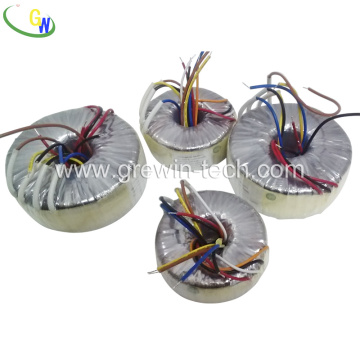 Toroidal Transformer coil for machine manufacturing or lighting