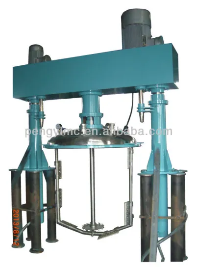 Medium viscous paint mixer