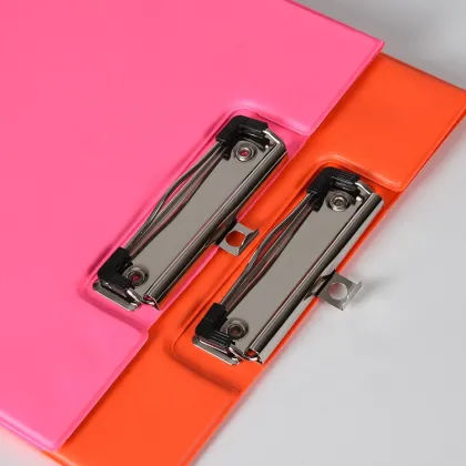Foldable Presentation Basketball Clipboard - PVC Double Sided Clipboard with Cover