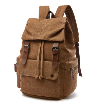 Multifunctional Canvas Computer Bag Multicolor Backpack Men Large Capacity Laptop Outdoor Travel Bags