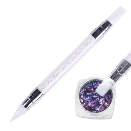 Single New Product: Nail Art Brush Pen Shape Acrylic Dotting Tools for DIY Manicure