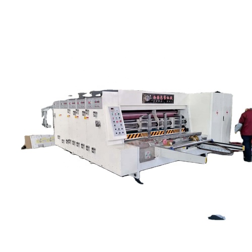 lead edge feeder printing slotting die cutting machine
