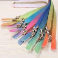 Fashion Rainbow Tape Brass Zipper