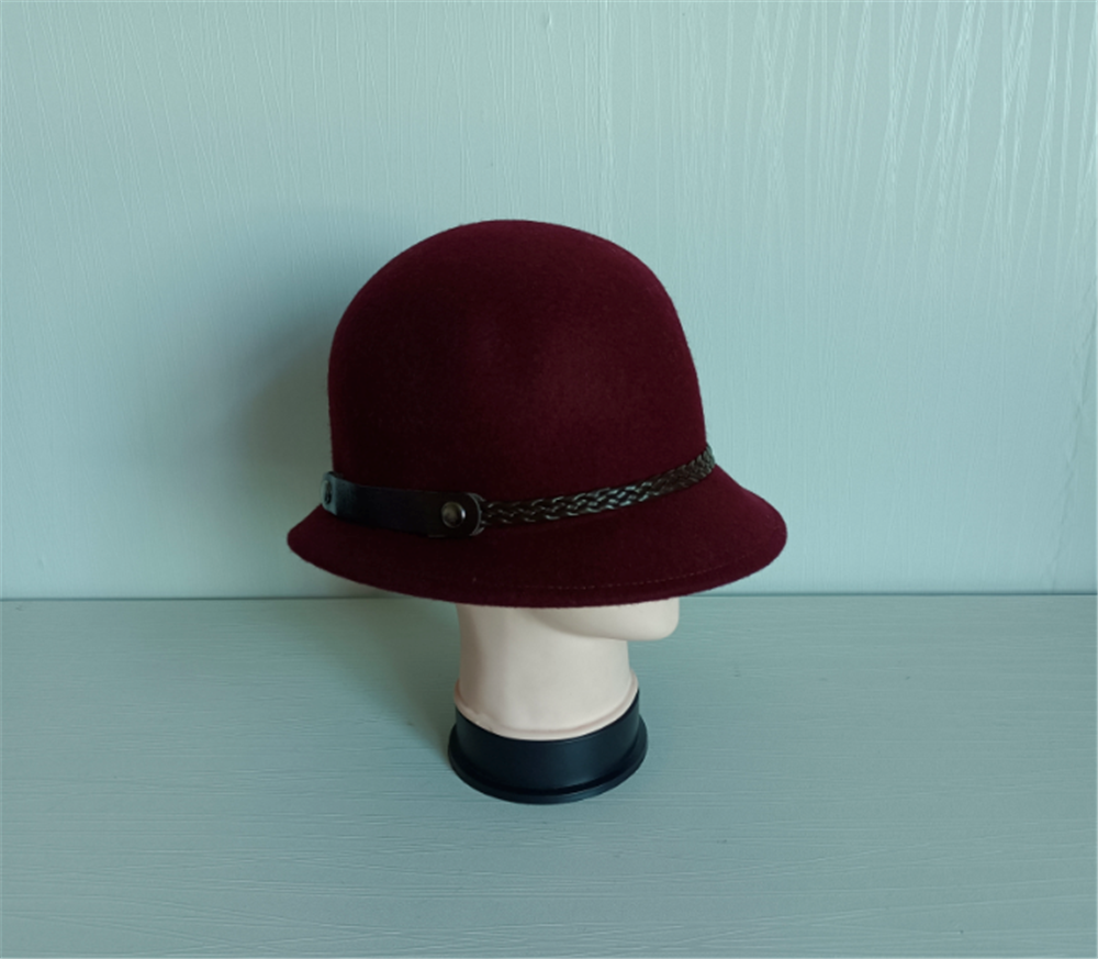 100 Wool Felt Casual Hats