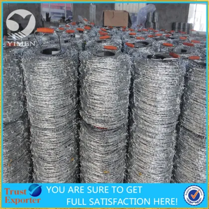 galvanized barbed wire/PVC barbed wire fence,barbed wire