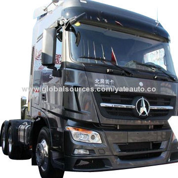 6 x 4 Beiben Tractor with 380hp, Fast Gearbox, Euro III, Grey Product