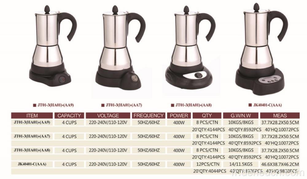 America Coffee Brewer Machines de café en acier inoxydable avec minuterie