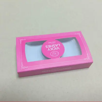 Amazing Colored Eyelash Brand Design Empty Packaging