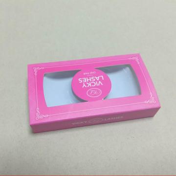 Special Pink Custom Paper Eyelash Case Sleeve