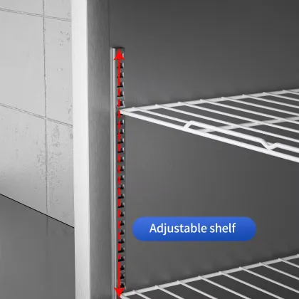 Single temperature four door fridge refrigerator