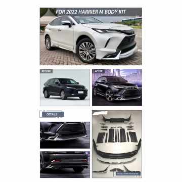 Kit de cuerpo Toyota Harrier 2021 para accesorios 4x4