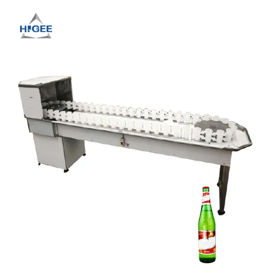 Higee Linear Type Semi-Automatic Glass Pet Bottle Washer for Wine Bottles