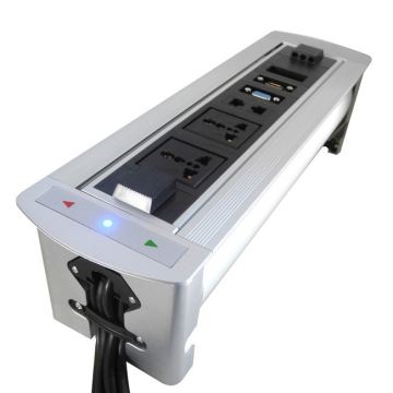 Customized Aluminum Alloy Motorized Flip Up Power Outlet Box