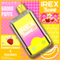 IREX TWINS 60K Puffs Vape за еднократна употреба на едро онлайн