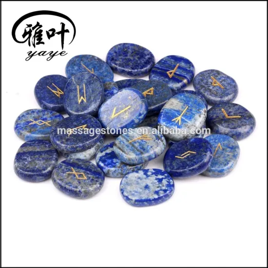 Gemstone Rune stones Wholesale Reiki Healing pocket semi precious rune set