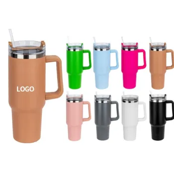 Double Wall Vacuum Insulated Beer Tumbler, 40oz Stainless Steel Travel Mug for Coffee and Water