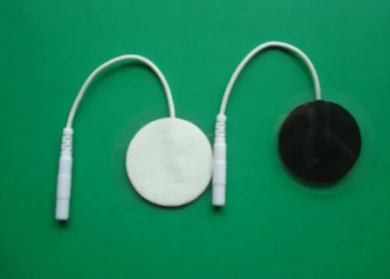 Round 32mm Tens Machine Electrodes With All-weather Gel, Tens Ems Electrode, White 35mm Tens Unit Pads
