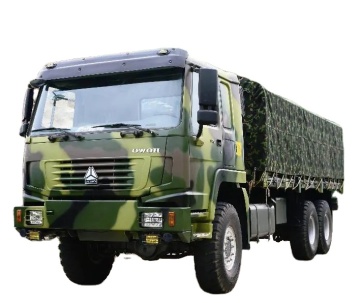 KEEYAK Sinotruk HOWO 6x6 All Wheel Drive Customizable Green Camo Cargo Truck