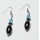 Hematite Earring with silver color finding