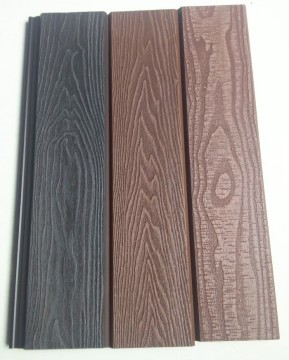 New design waterproof decorative WPC wood texture deep embossing wall panel