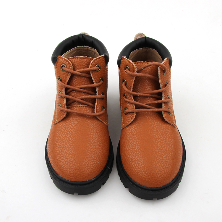 High Top Kids Winter Warm Brown Baby Shoes