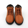 Zapatos de bebé marrones cálidos de invierno para niños de caña alta