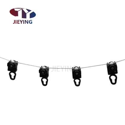 JIEYING Curtain Tracks Accessories Curve Curtain Rail 60mm S Shape Wire Runner