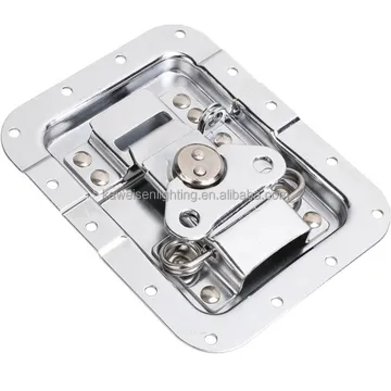 Large Butterfly Toggle Latch with Keeper and Spring for Steel Case Boxes