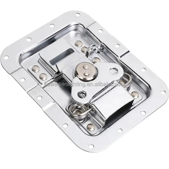 Large Butterfly Toggle Latch with Keeper and Spring for Steel Case Boxes