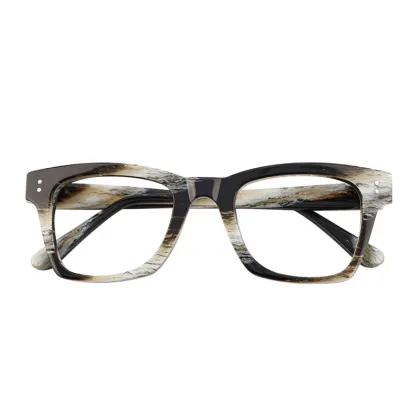 2023 Trending Parim Peculiar Uv Mens Business Acetate Eyeglasses Glasses Frames