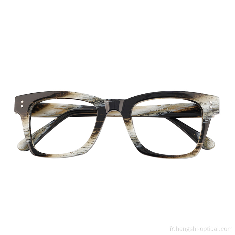 2023 Tendance Parim Peculiar UV Mens Business acétate Eyeglass Grasses Frames