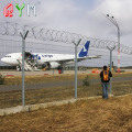 Valla de seguridad aeropuerto galvanizado valla de seguridad penitenciaria
