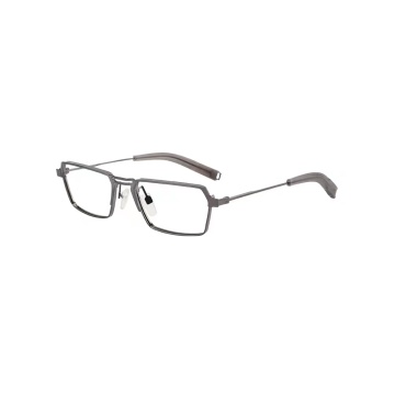 Designer Rectangle Titanium Frame Eyeglasses