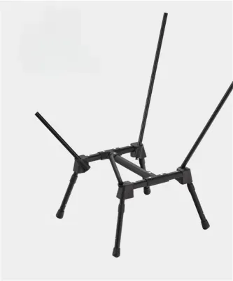 Black Light Moon Fishing Portable Picnic Fishing Aluminum Alloy Folding Camping Chair