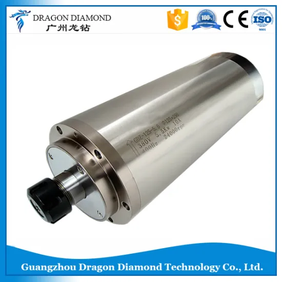 High Speed 5.5kw Water Cooling Spindle