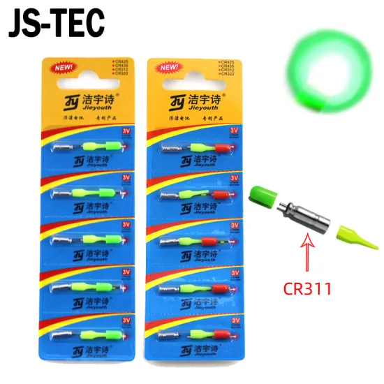 5/10pcs High Brightness Fishing Float LED Glowing Light Waterproof Electric Light Stick CR311 Battery Light Two Colours A051