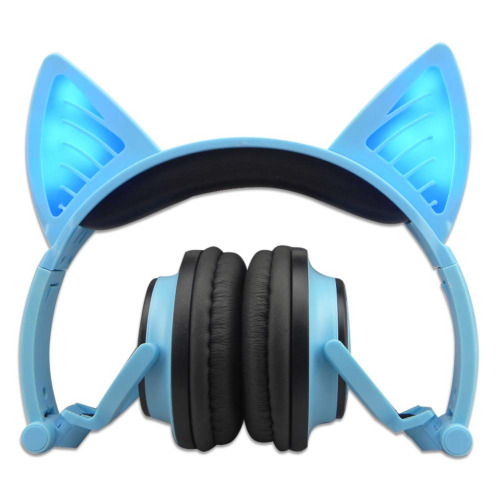 Headphone headphone telinga kucing anak -anak promosi headset nirkabel bergaya