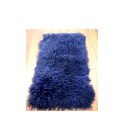Tibetan Lamb Fur Rug Mongolian Lamb Fur Plate