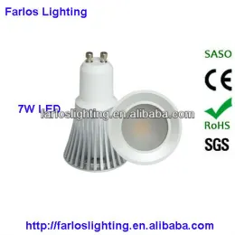 7W GU10/G5.3 COB indoor lighting source