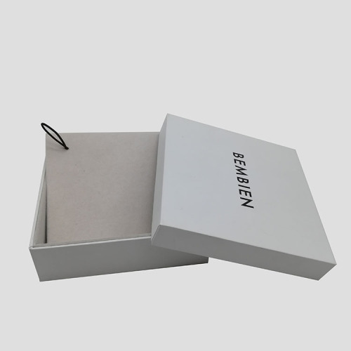 Top And Bottom White Gift Packing Cardboard Boxes