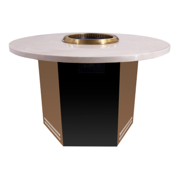 Korean-style barbecue grill for multiple people