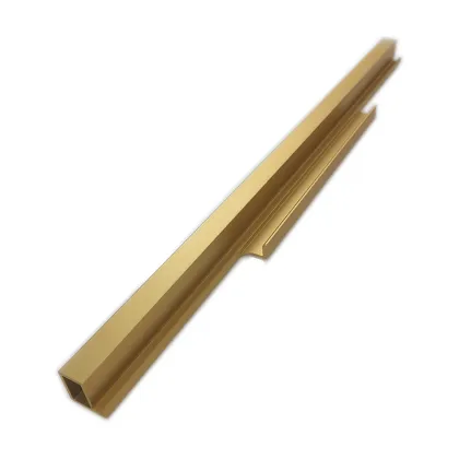 Aluminum Wardrobe Swing Glass Door Cabinet Profiles