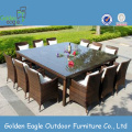 Outdoor garden wicker dining room furniture