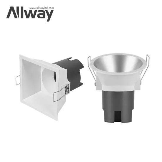 ALLWAY Hot Sale Die Cast Aluminum Ceiling Spotlight: Warm White LED Recessed Downlight