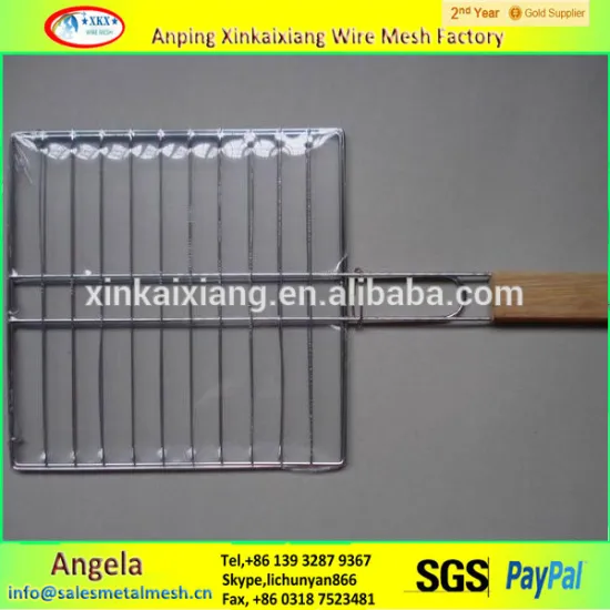 Stainless Steel barbecue grill basket manufactured in China