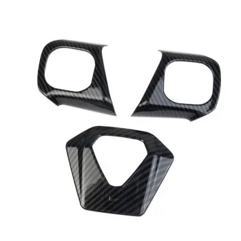 2020-2022 Slingshot Polaris 2021 ATV/UTV Carbon Fiber Interior Steering Wheel Trim Covers - Motorcycle Accessories